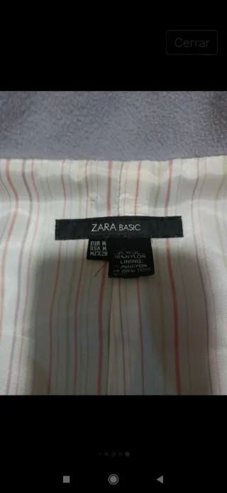 Abrigo de invierno gris mujer