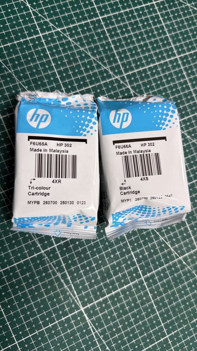HP 302 X4D37AE Confezione da 2 Cartucce d'inchiostro originali