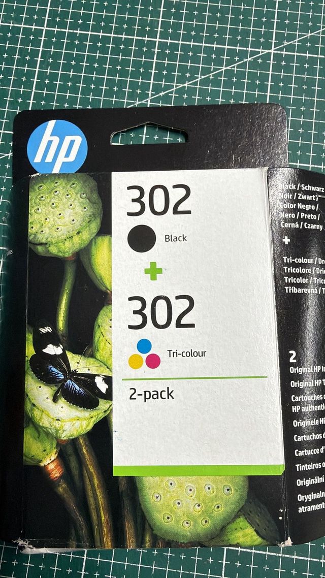 HP 302 X4D37AE Confezione da 2 Cartucce d'inchiostro originali