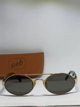 Occhiali da sole Web oro grigio