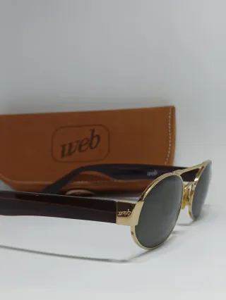 Occhiali da sole Web oro grigio