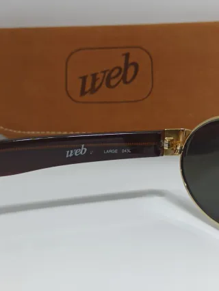 Occhiali da sole Web oro grigio