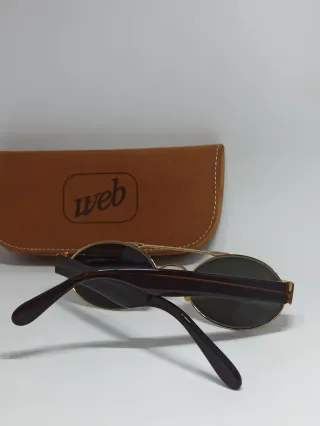 Occhiali da sole Web oro grigio