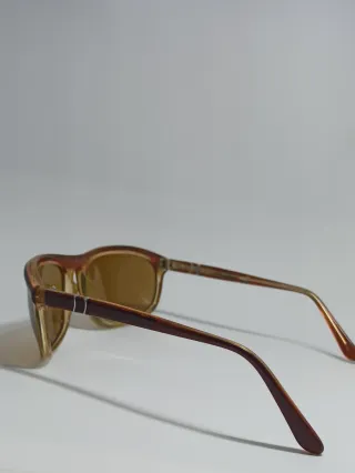 Occhiali da sole Persol vintage marroni e beige