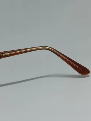 Occhiali da sole Persol vintage marroni e beige