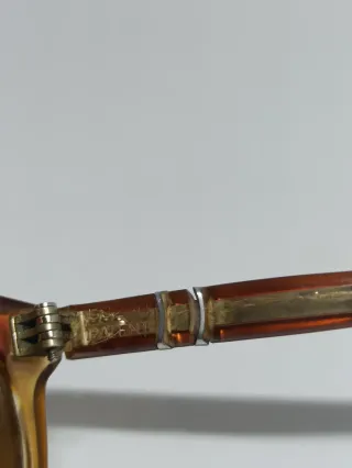 Occhiali da sole Persol vintage marroni e beige