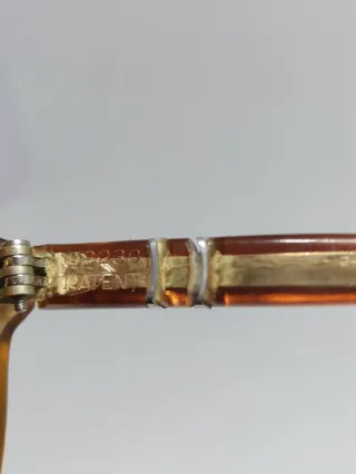 Occhiali da sole Persol vintage marroni e beige