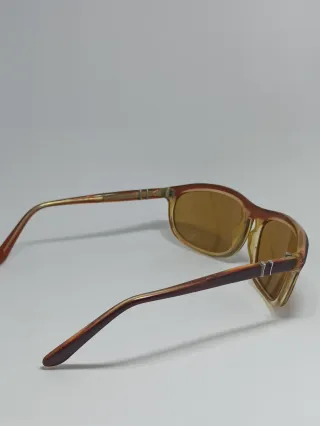 Occhiali da sole Persol vintage marroni e beige