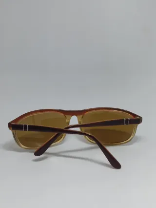 Occhiali da sole Persol vintage marroni e beige