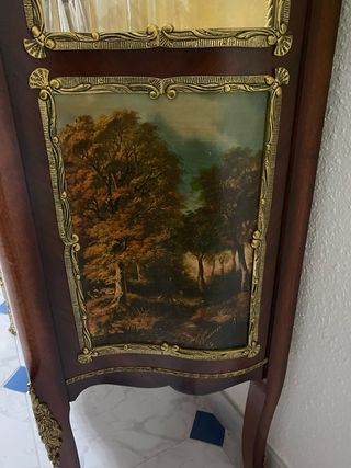 Vitrina Luis XVII Madera y Cristal