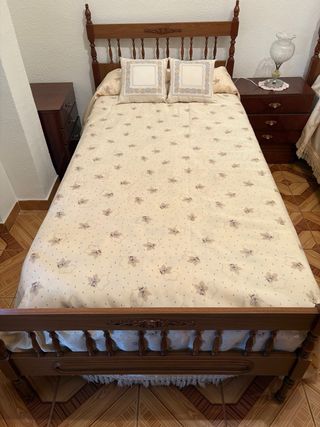 2 Camas de 90 cm madera