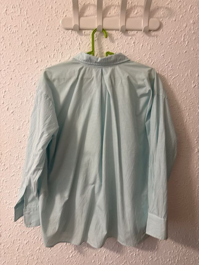 Camisa de Mujer LAN KISS Raya Verde Talla XXL