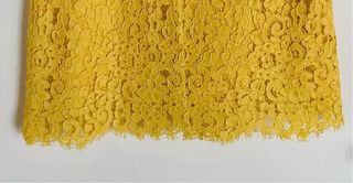 Abito Zara Pizzo Giallo Taglia S nuovo