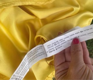 Abito Zara Pizzo Giallo Taglia S nuovo
