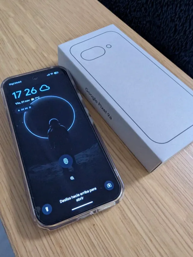 Google Pixel 9a Obsidiana + Funda magnética