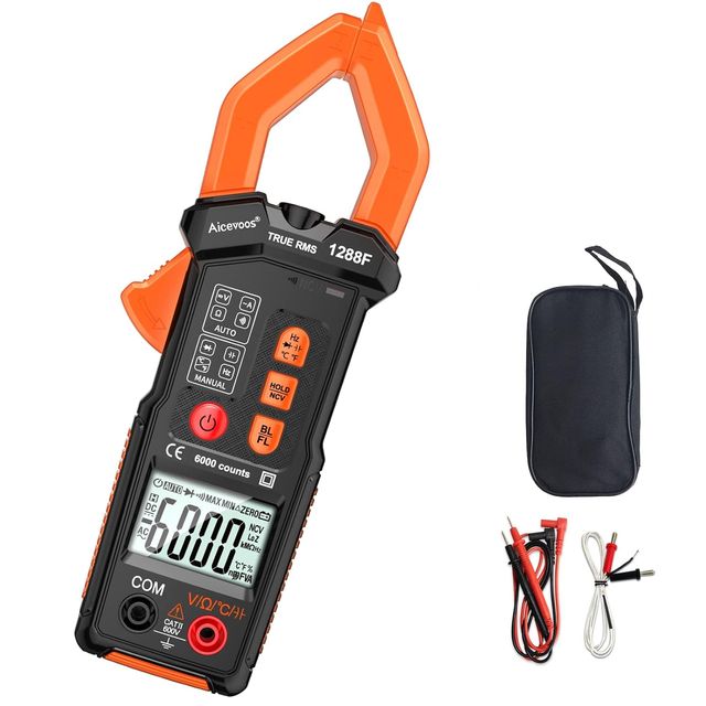 Pinza Amperimétrica Digital Aicevoos 1288F