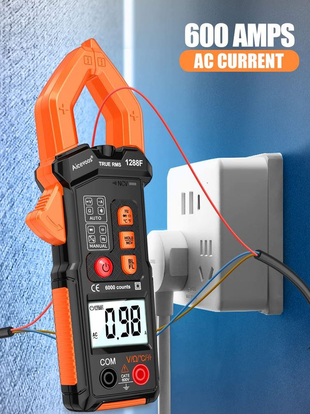 Pinza Amperimétrica Digital Aicevoos 1288F