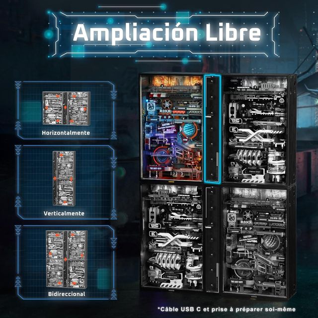 Maqueta Cyberpunk ROKR Madera