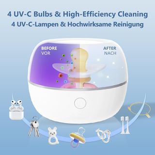 Esterilizador portátil de chupetes UV