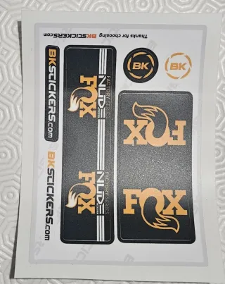 Kit Autocolantes Amortecedores Fox Shox Nude