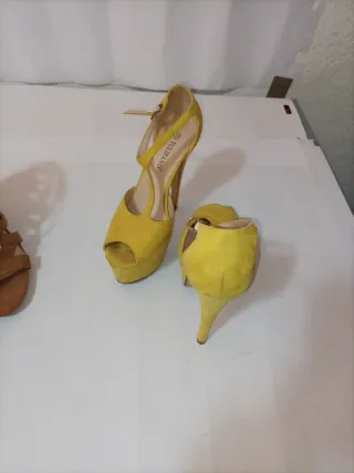 Set 2 paia scarpe tacco 38