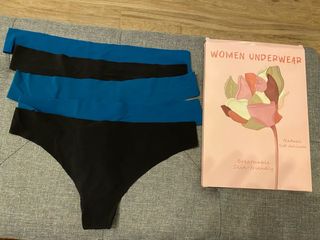 Set 5 slip brasiliana senza cuciture donna