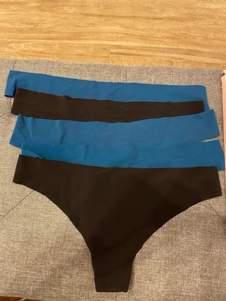 Set 5 slip brasiliana senza cuciture donna