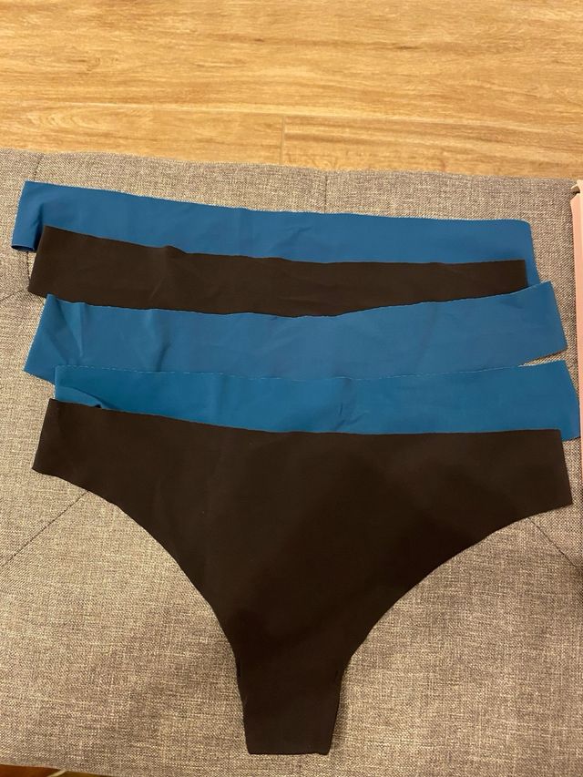 Set 5 slip brasiliana senza cuciture donna