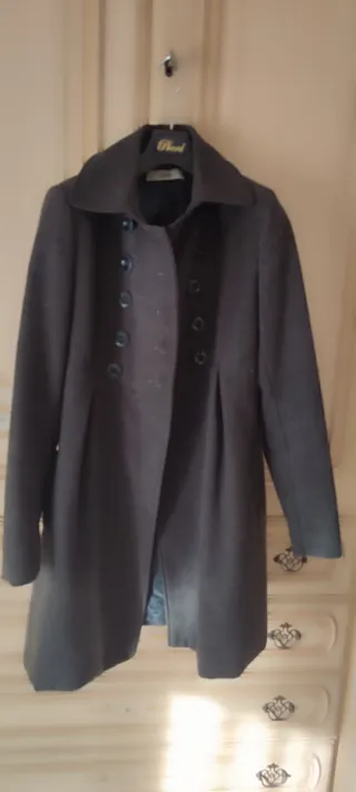 Cappotto Eiki doppio petto grigio