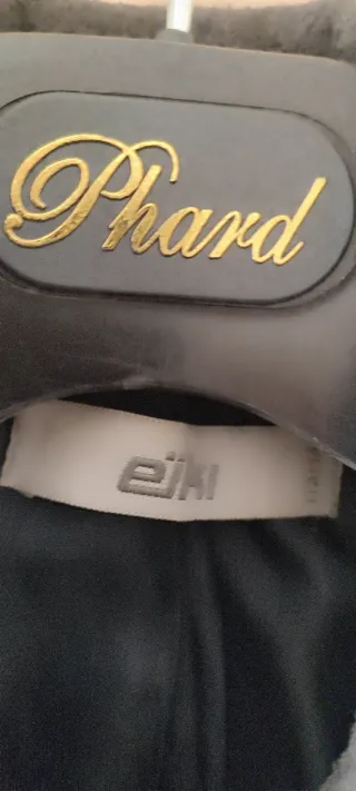 Cappotto Eiki doppio petto grigio