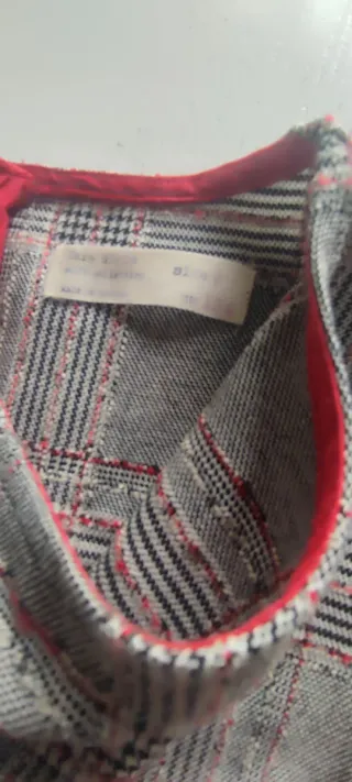 Vestito Zara bambina a quadri