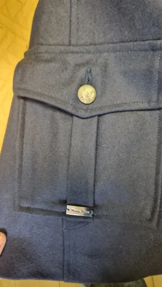 Cappotto Denny Rose blu NUOVO taglia L