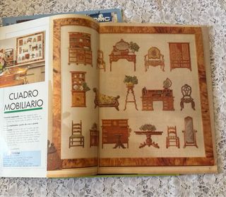 3 revistas LABORES DEL HOGAR Punto de cruz/bordado