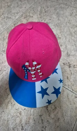 Gorra NY Roja y Azul Estrellas
