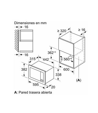 Microondas Balay Integrado