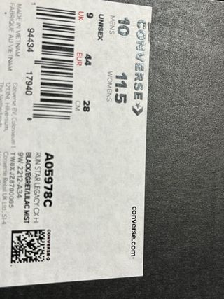 Converse Plataforma Mariposas Morado Negro