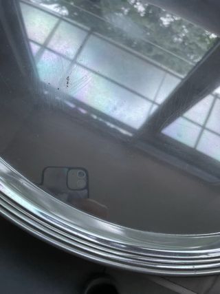 Vassoio ovale in metallo argentato