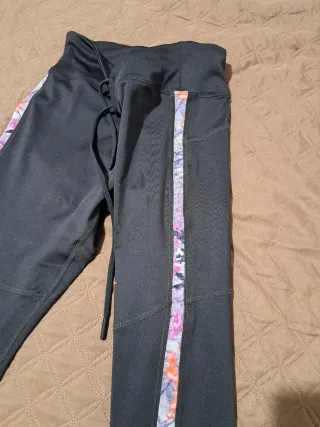 Leggings Lotto palestra neri multicolore