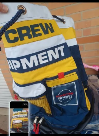 Sacca Martini Sport Line Giallo/Blu Nuova