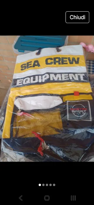 Sacca Martini Sport Line Giallo/Blu Nuova