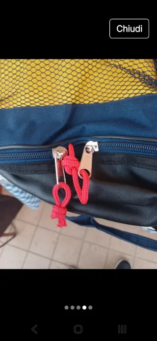 Sacca Martini Sport Line Giallo/Blu Nuova