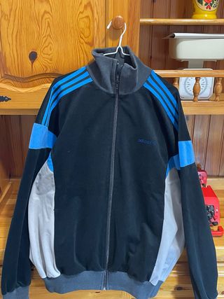 Chándal Adidas Vintage Negro y Azul