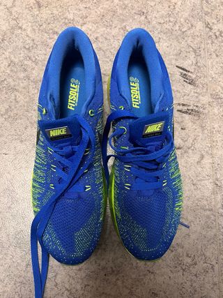 Nike Flyknit Max Scarpe Blu/Verde