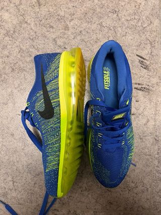 Nike Flyknit Max Scarpe Blu/Verde