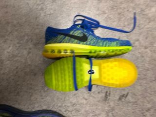 Nike Flyknit Max Scarpe Blu/Verde