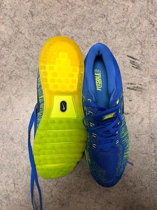 Nike Flyknit Max Scarpe Blu/Verde