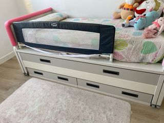 Cama nido juvenil con cajones