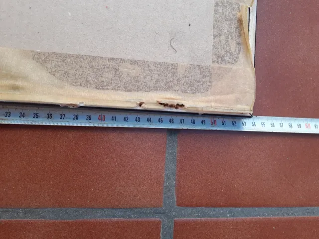 Cuadro abstracto enmarcado