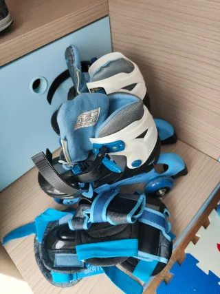 Pattini a 3 ruote con zaino