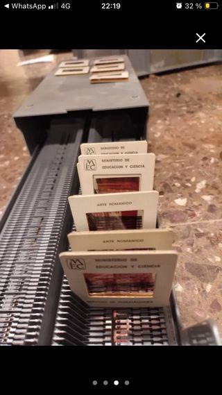 Caja para diapositivas